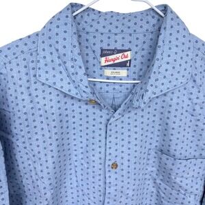 Johnnie-O' Hangin Out Long Sleeve Button Up Shirt XXL Mens Blue Conrad Chambray